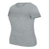 ACTIVE UNIFORMS Women's Short Sleeve Round-Neck T-Shirt Under Scrub (Heather Charcoal, Medium) view 2