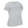 ACTIVE UNIFORMS Women's Short Sleeve Round-Neck T-Shirt Under Scrub (Heather Grey, XX-Large) view 3