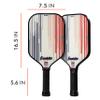 Franklin Sports Pro Pickleball Paddles - Signature Series Pro Paddle with MaxGrit Surface - USA Pickleball (USAPA) Approved Tournament Racket - 16mm Polypropylene Core - White view 2