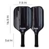 Franklin Sports Pro Pickleball Paddles - Signature Series Pro Paddle with MaxGrit Surface - USA Pickleball (USAPA) Tournament Approved - 13mm Polypropylene Core - Black view 2