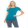 ACTIVE UNIFORMS Women's Short Sleeve Round-Neck T-Shirt Under Scrub (Teal, X-Large) view 1
