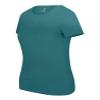 ACTIVE UNIFORMS Women's Short Sleeve Round-Neck T-Shirt Under Scrub (Teal, X-Large) view 2