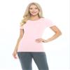 ACTIVE UNIFORMS Women's Short Sleeve Round-Neck T-Shirt Under Scrub (Pink, X-Large) view 1