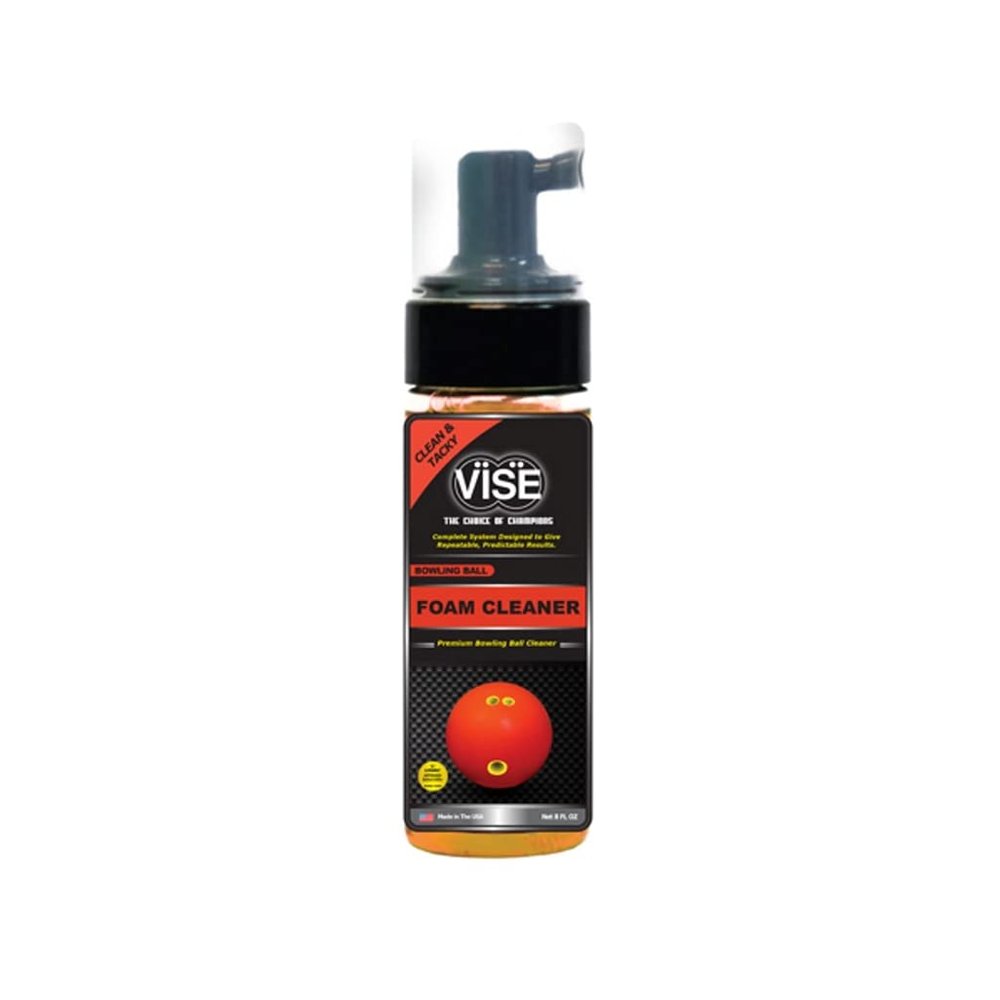 Vise Foam Bowling Ball Cleaner 8 Ounces, Red