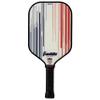 Franklin Sports Pro Pickleball Paddles - Signature Series Pro Paddle with MaxGrit Surface - USA Pickleball (USAPA) Approved Tournament Racket - 13mm Polypropylene Core - White view 1