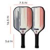 Franklin Sports Pro Pickleball Paddles - Signature Series Pro Paddle with MaxGrit Surface - USA Pickleball (USAPA) Approved Tournament Racket - 13mm Polypropylene Core - White view 2