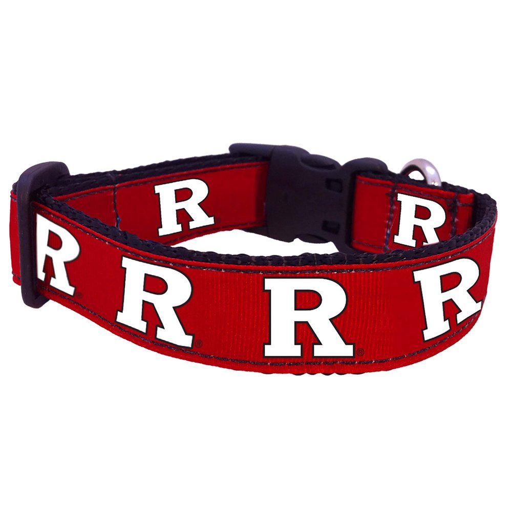 College Dog Collar (Large, Rutgers)