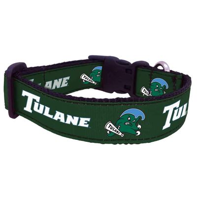 College Dog Collar (Large, Tulane)