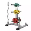 Vortex Strength Weight plate tree with 4 barbell holders view 3