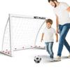 TGU Backyard Soccer Goals, Kids Net 4'x3' High-Strength Fast Set-Up | Football Gifts for Age 3 4 5 6 7 8 9 10 11 12 13 14 Year Old Child Teens & Youth (Weatherproof), White (NOS34840B01) view 1