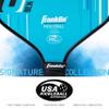 Franklin Sports Pro Pickleball Paddles - Signature Series Pro Paddle with MaxGrit Surface - USA Pickleball (USAPA) Tournament Approved - 13mm Polypropylene Core - Blue view 3