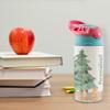 Woodland Animals  Pink & Blue  Small 12 oz Water Bottle with Pop Up Silicone Straw - Personalize with Name - Stainless Steel Insulation  Keep Beverage Temperature Up To 8 Hours SSKIDPB0017 view 3