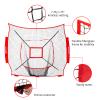 BaseGoal Baseball & Softball Replacement Net 7ft x 7ft (NET ONLY),Heavy Duty Knotless for Baseball Pitching Hitting and Throwing Practice (Red+Strike Zone) view 2