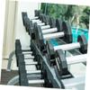 16 Pcs Dumbbell Saddles Dumbbell Cradles Replacement Racks Racks Plastic Cradles view 2