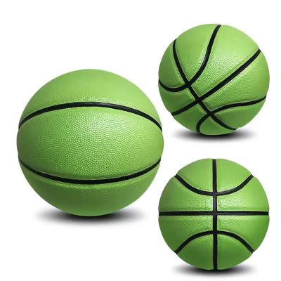 MINDCOLLISION Size 4,5,6 Women's Basketball, Moisture Absorbing PU Surface, Soft and Wear-Resistant, Good Grip, Multiple Colors, Suitable for Indoor and Outdoor Use,Green,No. 6