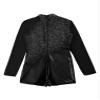 FEESHOW Girls Kids One-Piece Sequins Long Sleeve Gymnastics Leotards Short Jumpsuit for Dance Unitards Biketards Black A 6 Years view 4