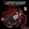 KastKing Royale Legend Fishing Reel - 5.2:1/6.2:1 Gear Ratio Spinning Reel, Up to 22 Lbs of Carbon Drag, 5+1/7+1 Stainless Steel Ball Bearings, Graphite Frame, Asymmetric Spinning Reel Rotor Design view 3