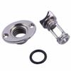 Aurorad Oval Garboard Drain Rod Stainless Steel Boat Fits 1 Inch Hole. Thread for 3/4 Inch view 3