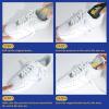 KHG Crease Protector Shoe Guard for Sneakers: Air Force Jordans Dunks, 2 Pairs Anti Crease Shoe Protector for Men Women Kids, Size 3-6, Black view 4