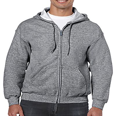 Gildan Adult Fleece Zip Hooded Sweatshirt, Style G18600, 3X-Large