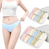 20 Pieces Women's Disposable Underwear For Travel Colorful Cotton Panties Ladies Briefs Hotel Spa Hospital Stays Emergencies (20p,XL) view 1