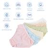 20 Pieces Women's Disposable Underwear For Travel Colorful Cotton Panties Ladies Briefs Hotel Spa Hospital Stays Emergencies (20p,XL) view 3