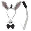 Beaupretty Donkey Costume Set Donkey Headband Bowtie Tail Nose Costume Kit Halloween Cartoon Animal Cosplay Props Party Set view 1