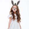 Beaupretty Donkey Costume Set Donkey Headband Bowtie Tail Nose Costume Kit Halloween Cartoon Animal Cosplay Props Party Set view 2