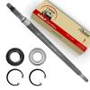 Roykaw EZGO TXT Rear Axle Shaft with Bearing Seal Kit for 1994-up Electric TXT, Medalist Golf Cart Models, Replaces OEM # 20377-G11, Driver Side, 23-7/8" Length view 1