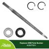 Roykaw EZGO TXT Rear Axle Shaft with Bearing Seal Kit for 1994-up Electric TXT, Medalist Golf Cart Models, Replaces OEM # 20377-G11, Driver Side, 23-7/8" Length view 2