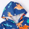 NUBEEHOHO Toddler Boy Clothes Blue Full Zip Pullover Hoodie Cute Dinosaur Jacket for Boys Long-sleeveed Fall Hooded Sweatshirt 5T (Dino-3044) view 3