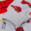 NUBEEHOHO Toddler Boy Sweatshirt Kids Fire Truck Grey Zip Up Hoodie Fall Winter Outerwear Cotton Jackets 2T (Fire Truck-3043) view 4