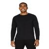 Threadfast Apparel Unisex Impact Long-Sleeve T-Shirt S Black view 1