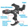Wolfman Compound Bow Aid Releaser and D Loop Rope, 3&4 Finger Grip 360 Adjustable Aluminum Alloy Archery Release Aids for Hunting Outdoor Accessories view 3
