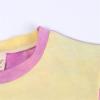 Kids Toddler Boy Girls Clothes Sports Casual Tie Dye Prints Short Sleeves T Shirt Sweat Suit for (Yellow, 2-3 Years) view 4