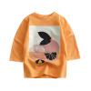Toddler Kids Girls Cartoon 3D Fruit Prints Loose Tops Soft Long Sleeve T Shirt Tee Tops Clothes (Orange, 12-18 Months) view 1