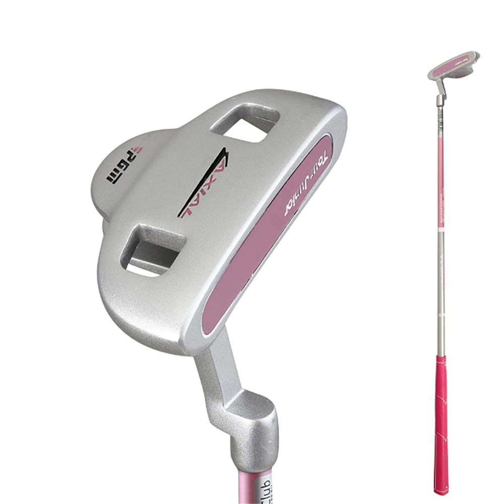 Golf Clubs Putter Kids 3-12 Years Children Golf Putters Right Hand Junior Beginner Golf Practice Push Rod 24''-28'' (Pink(Girls),Age 3-5)