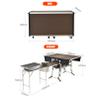 JIONET Outdoor Master Cook Station Aluminum Camping Table,Easy Carry Picnic Folding Table with kitchenware and Stove for RV BBQ Cooking Outdoor (Color : Package 4) view 2