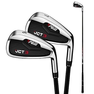 Golf Clubs Iron Mens Golf VCT3#5/6/7/8/9/P/S Right Handed Professional Pole Steel/Carbon Shaft Golf Putter Club (7-Steel Shaft)