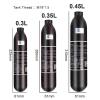 TUXING Aluminum Paintball Air Tank, 0.45L, M18*1.5, Universal Fit, High Pressure Air Tank for Paintball or PCP AirGuns view 4
