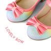 K KomForme Girl's Dress Shoes Mary Jane Glitter 1.5 in Low Heel Wedding Party Princess Shoes for Toddler/Little/Big Kids Rainbow view 2