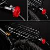 Bicycle Bed Rear Carrier, Quick Release Adjustable Alloy Bicycle Carrier, Maximum Load Capacity 220.5 lbs (100 kg), Lightweight, Easy to Install, Bicycle Luggage Carrier with Rear Reflector (Style 1) view 2