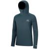 BASSDASH Mens UPF 50+ 1/4 Zip Fishing Hoodie Shirt Quick Dry Performance Long Sleeve Sun Protection FS24M Slate Blue view 1