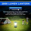 Durapower Rechargeable Camping Lantern,2800 Lumen Super Bright LED Camping Lantern, 5400 mAh Power Bank, IP44 Waterproof, 20 Hours, Portable Lantern for Hurricane, Power Outages view 3