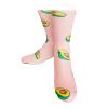 Crazy Socks Funny Socks,3D Pattern Cool Socks,Personalized With Pink Avocado graphic design Socks Gift for Men Women view 2