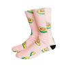 Crazy Socks Funny Socks,3D Pattern Cool Socks,Personalized With Pink Avocado graphic design Socks Gift for Men Women view 3