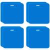 Juexica 8 Pcs Stadium Seat Cushion Portable Cushion Bleachers with Handle Stadium Seat Pad for Spectating Sports Festivals, Outdoor Concerts, Garage, Yoga, Camping, Hiking, Fishing Chairs (Blue) view 1