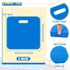 Juexica 8 Pcs Stadium Seat Cushion Portable Cushion Bleachers with Handle Stadium Seat Pad for Spectating Sports Festivals, Outdoor Concerts, Garage, Yoga, Camping, Hiking, Fishing Chairs (Blue) view 2