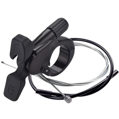 ihreesy Bike Fork Remote Lockout Lever,Aluminum Alloy Bicycle Fork Remote Lockout Lever Accessories for MTB Road Bike Bicycle,#B,Black