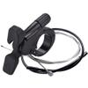 ihreesy Bike Fork Remote Lockout Lever,Aluminum Alloy Bicycle Fork Remote Lockout Lever Accessories for MTB Road Bike Bicycle,#B,Black view 1